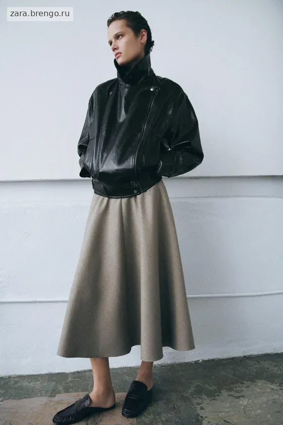 КУРТКА ИЗ ИСКУССТВЕННОЙ КОЖИ — коллекция Zara «ZW»