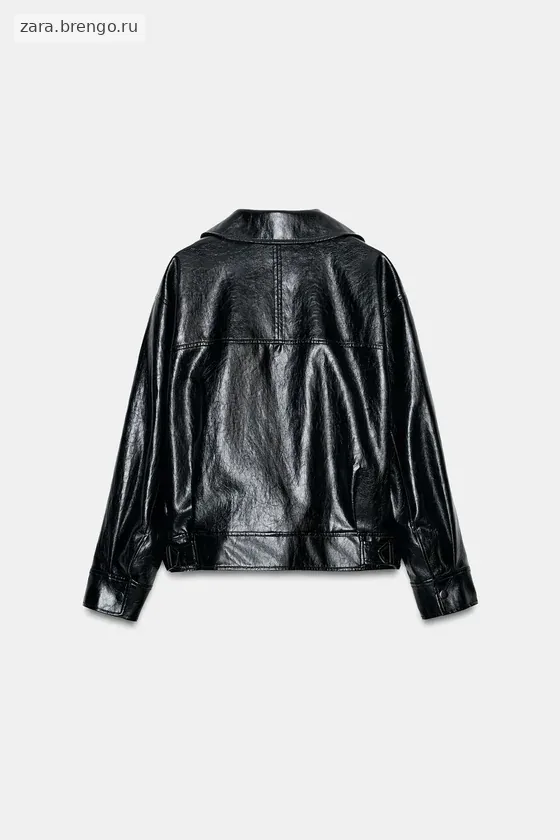 КУРТКА ИЗ ИСКУССТВЕННОЙ КОЖИ — коллекция Zara «ZW»