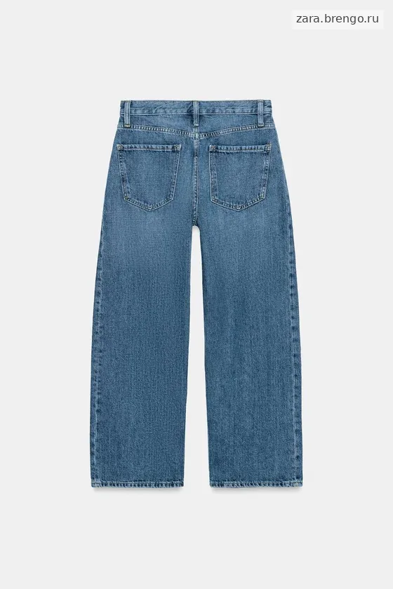 УКОРОЧЕННЫЕ ДЖИНСЫ  СО СРЕДНЕЙ ПОСАДКОЙ — коллекция Zara «ZW»