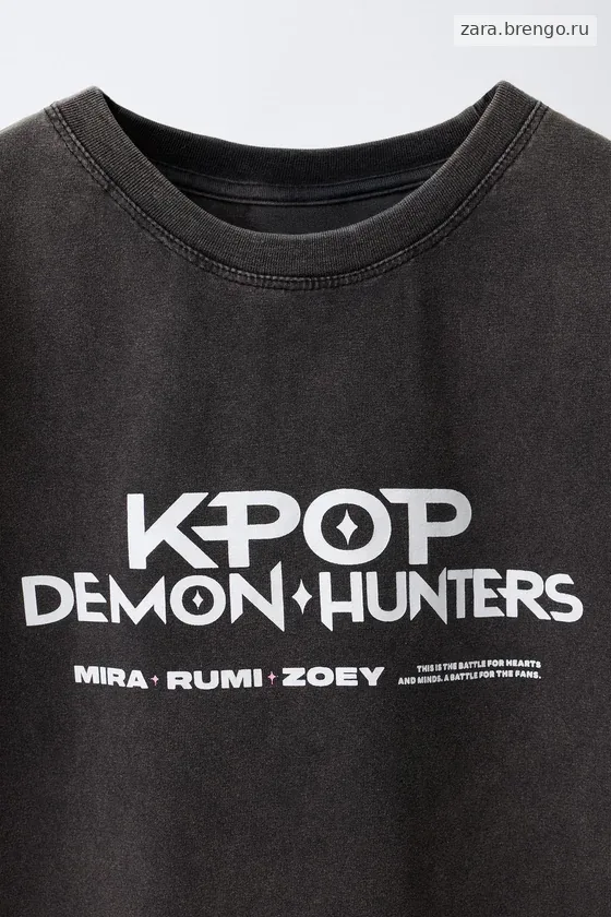 ФУТБОЛКА С ПРИНТОМ «Kpop Demon Hunters» © Netflix