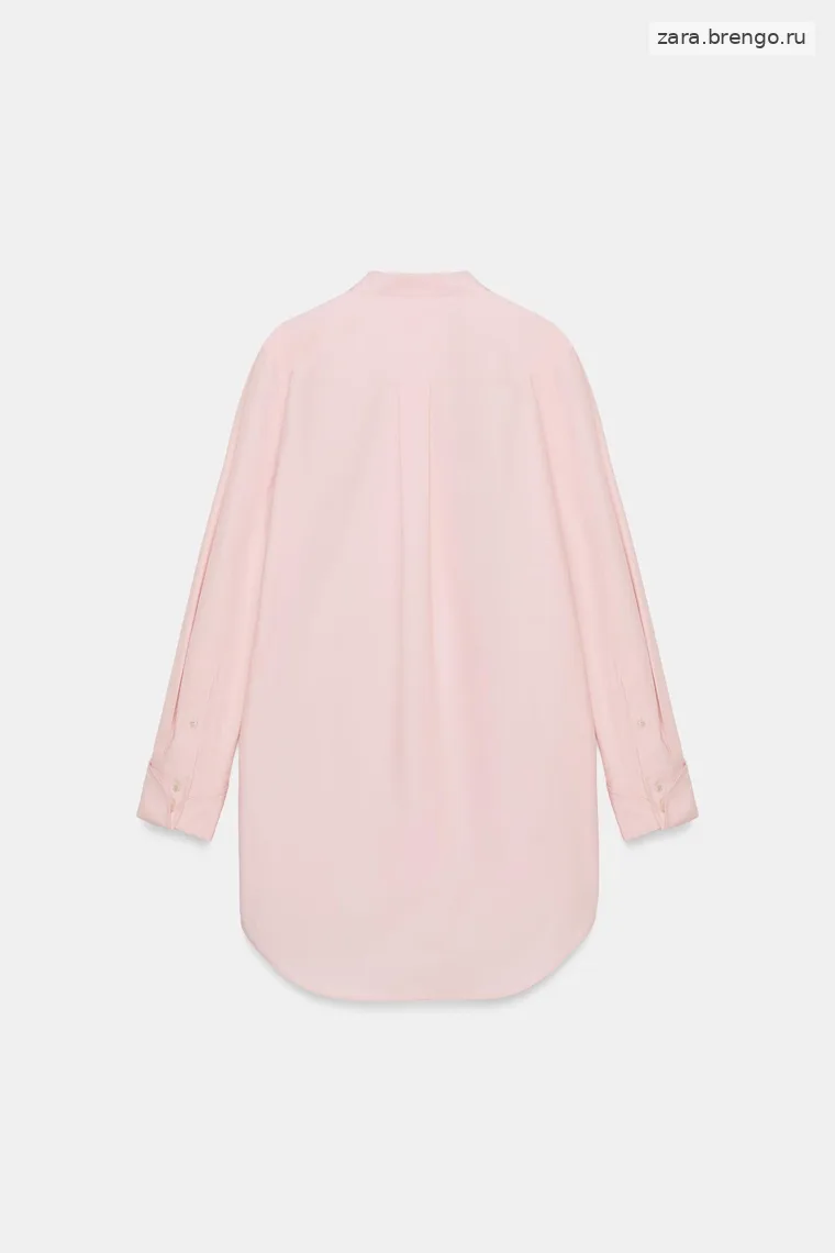 Асимметричная рубашка из поплина Zara «ZW»