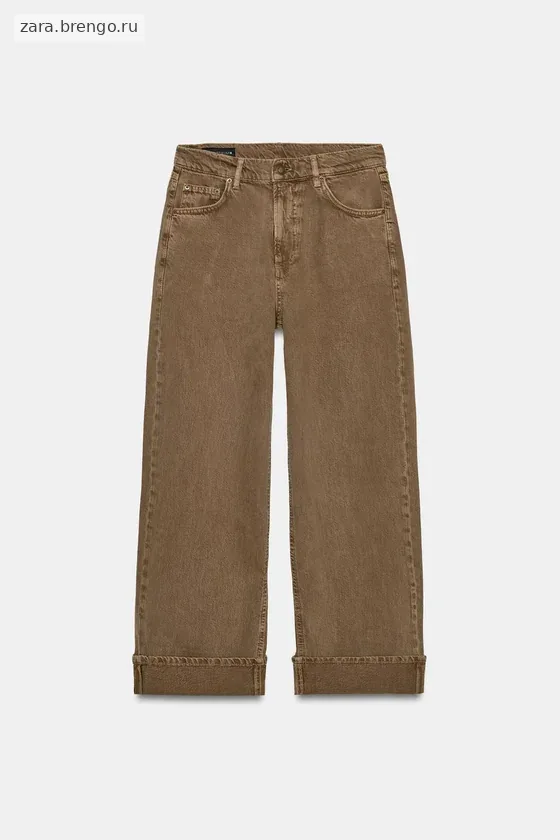 ДЖИНСЫ Багги СО СРЕДНЕЙ ПОСАДКОЙ — коллекция Zara «ZW»