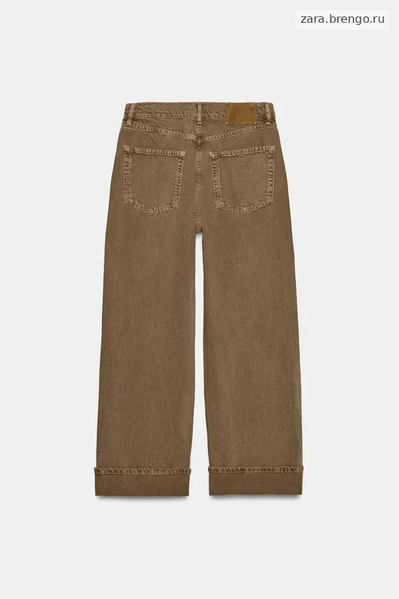 ДЖИНСЫ Багги СО СРЕДНЕЙ ПОСАДКОЙ — коллекция Zara «ZW»