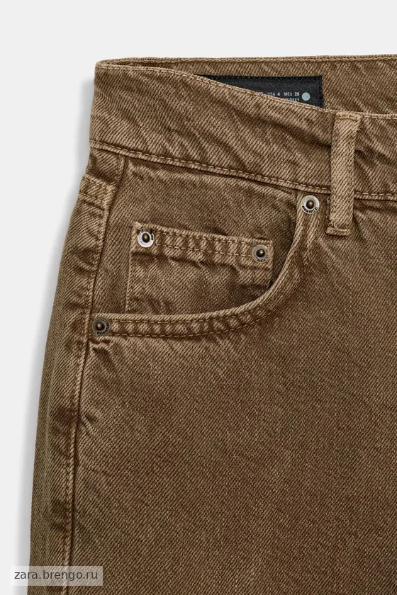 ДЖИНСЫ Багги СО СРЕДНЕЙ ПОСАДКОЙ — коллекция Zara «ZW»