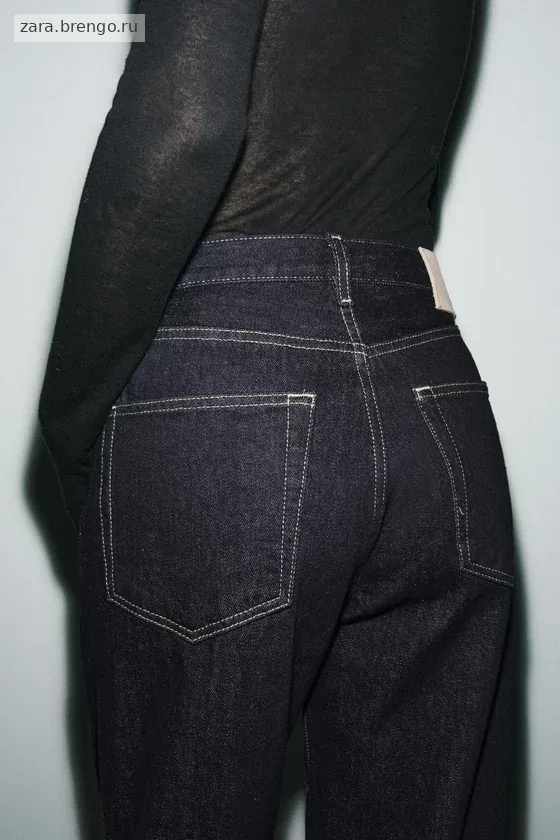 ДЖИНСЫ Багги СО СРЕДНЕЙ ПОСАДКОЙ — коллекция Zara «ZW»