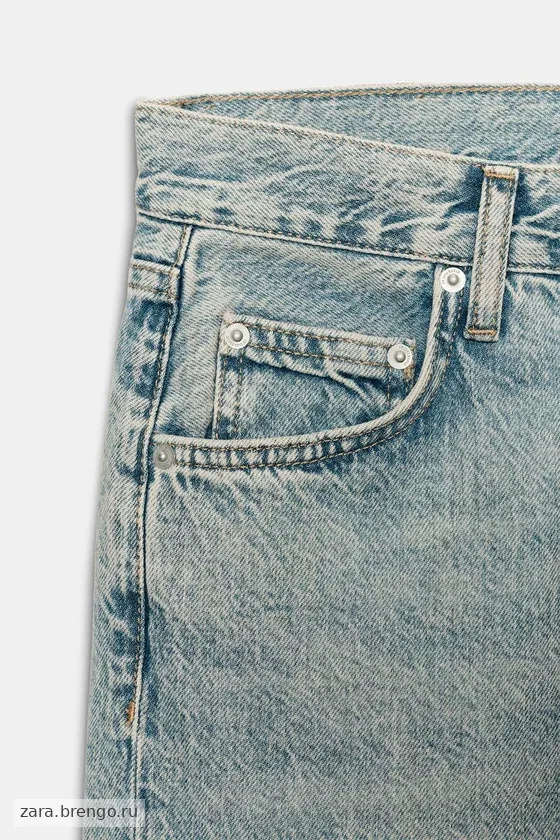 ДЖИНСЫ Багги СО СРЕДНЕЙ ПОСАДКОЙ — коллекция Zara «ZW»
