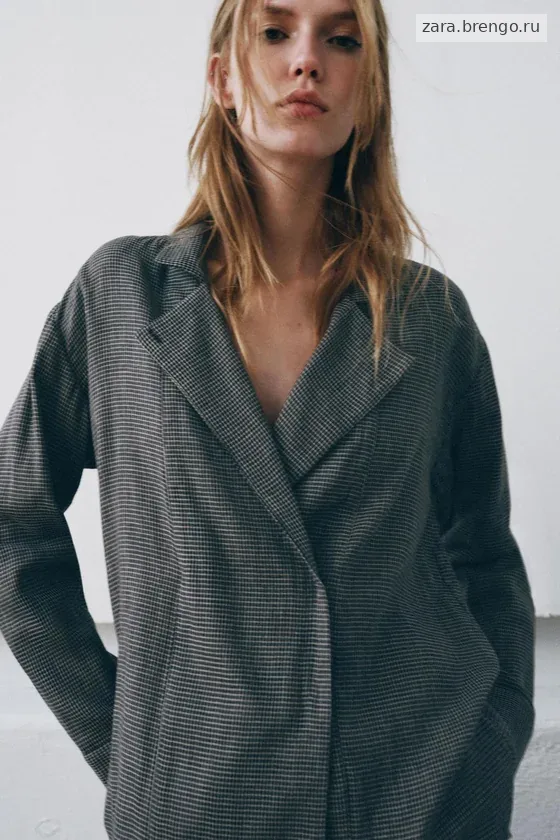 РУБАШКА В КЛЕТКУ коллекция Zara «ZW»