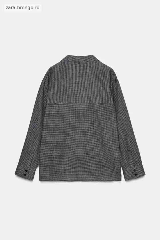 РУБАШКА В КЛЕТКУ коллекция Zara «ZW»