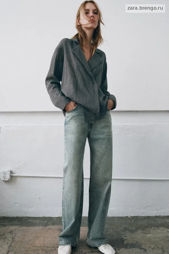 РУБАШКА В КЛЕТКУ коллекция Zara «ZW»