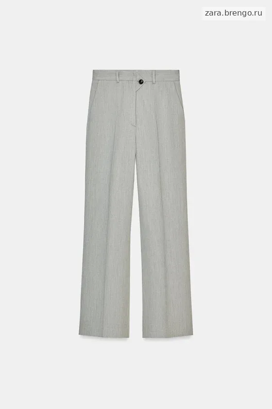РАСКЛЕШЕННЫЕ БРЮКИ СТРУКТУРНЫЕ коллекция Zara «ZW»