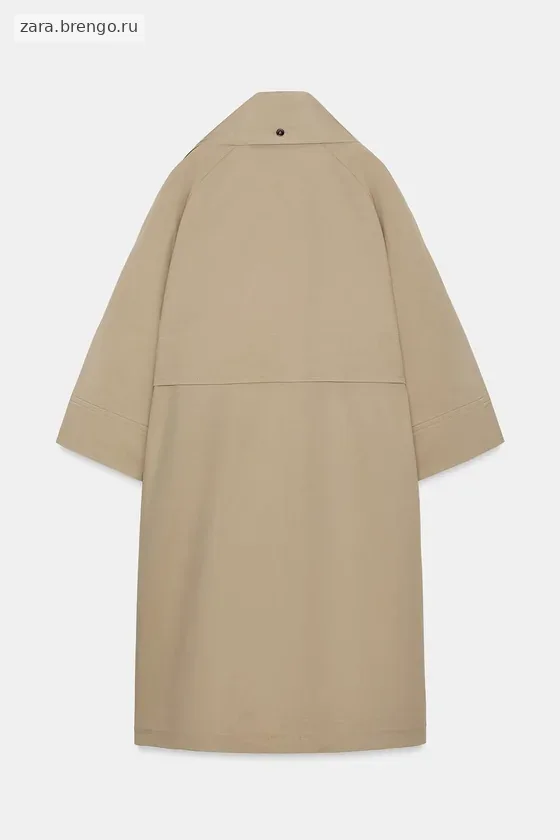 ТРЕНЧ ОВЕРСАЙЗ С ПЛАТКОМ коллекция Zara «ZW» 