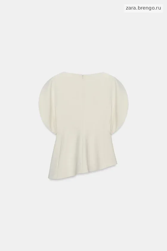 ТОП С ОБЪЕМНЫМИ РУКАВАМИ — коллекция Zara «ZW»