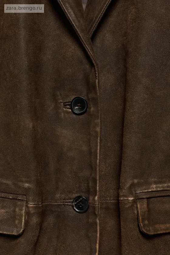 Эксклюзивный жакет из замши Zara «ZW» 