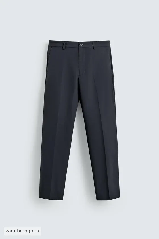 КОСТЮМНЫЕ БРЮКИ ИЗ ВЫСОКОТЕХНОЛОГИЧНОЙ ТКАНИ NON-IRON