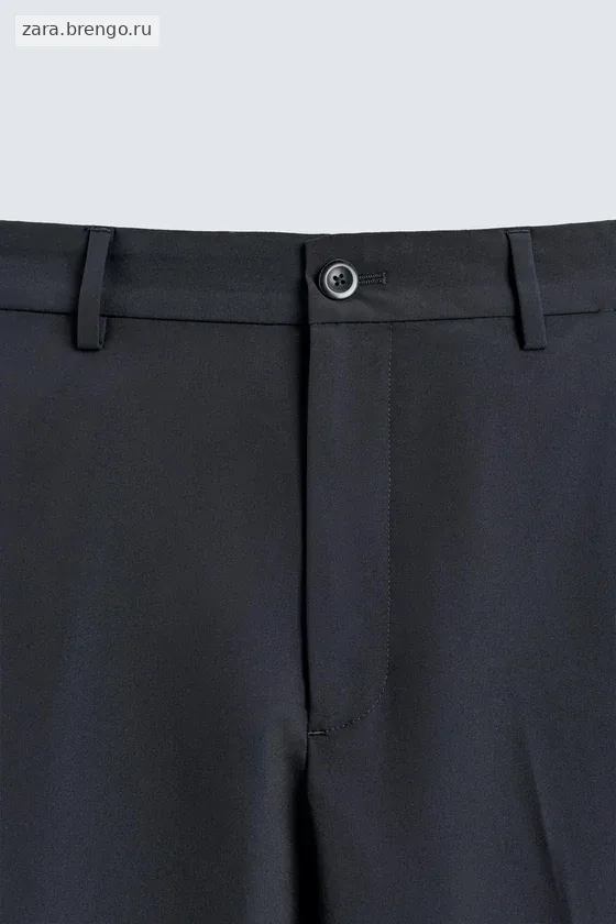 КОСТЮМНЫЕ БРЮКИ ИЗ ВЫСОКОТЕХНОЛОГИЧНОЙ ТКАНИ NON-IRON