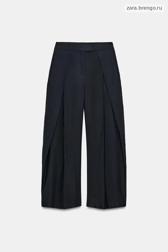 БРЮКИ  С ЗАЩИПАМИ — коллекция Zara «ZW»