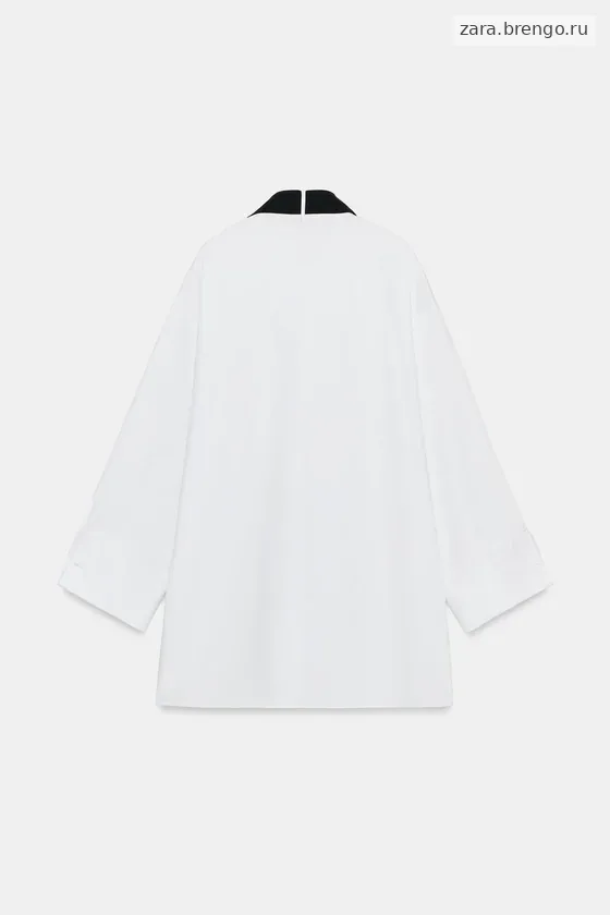 РУБАШКА ОВЕРСАЙЗ С ГАЛСТУКОМ коллекция Zara «ZW» 