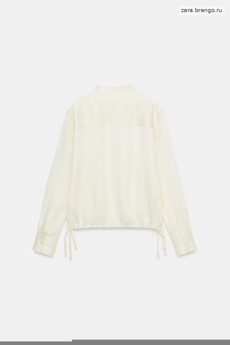 Блузка из атласа коллекции zara woman