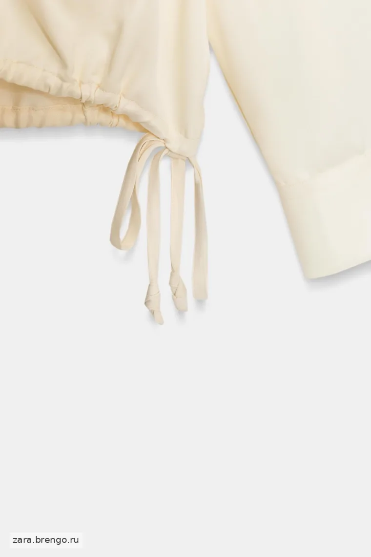 Блузка из атласа коллекции zara woman