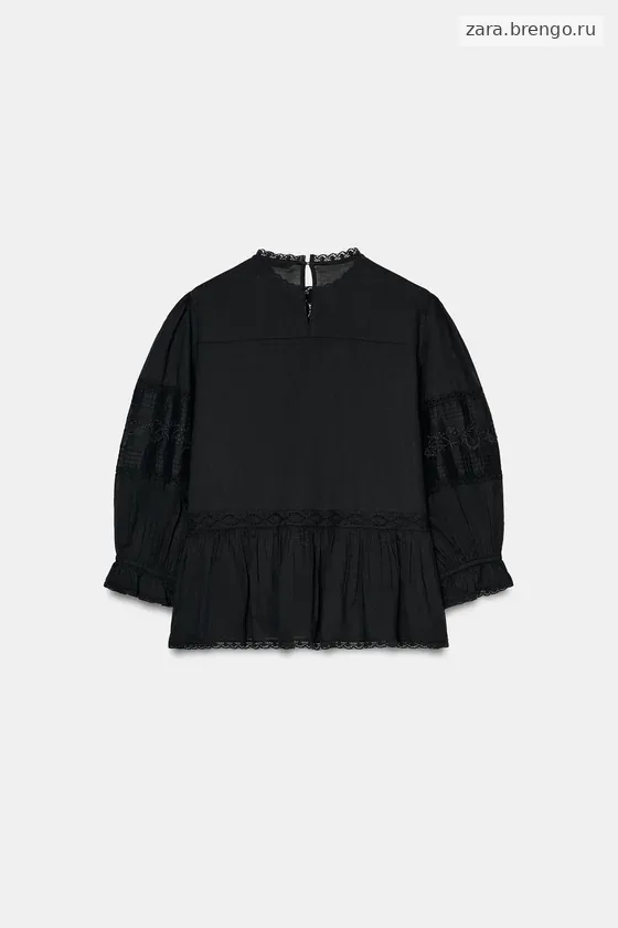 РУБАШКА С ВЫШИВКОЙ коллекция Zara «ZW»