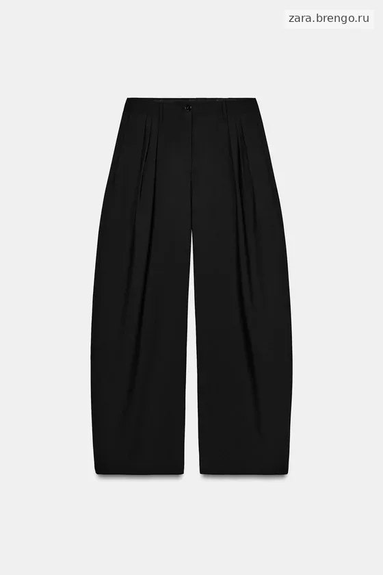 БРЮКИ  С ЗАЩИПАМИ — коллекция Zara «ZW»