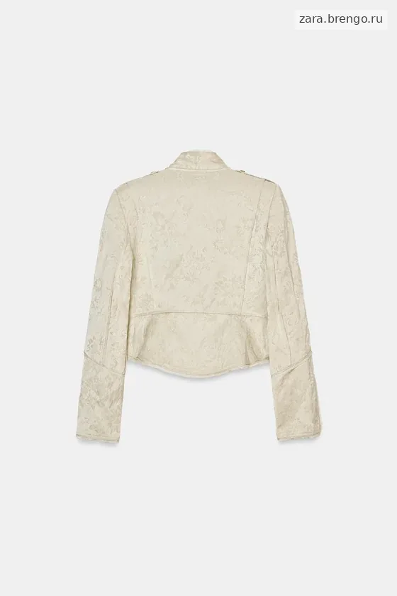 КОРОТКАЯ ЖАККАРДОВАЯ КУРТКА коллекция Zara «ZW» 