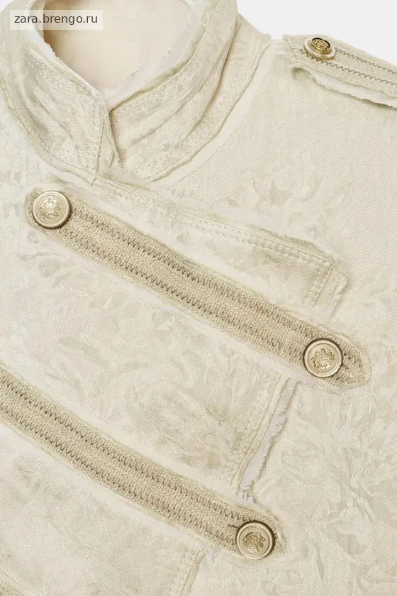 КОРОТКАЯ ЖАККАРДОВАЯ КУРТКА коллекция Zara «ZW» 