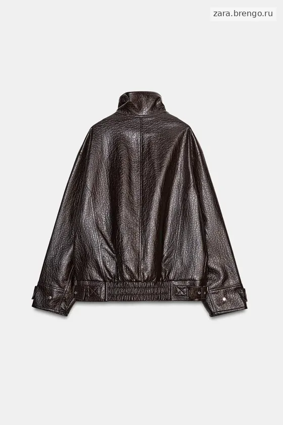 КУРТКА ИЗ ИСКУССТВЕННОЙ КОЖИ — коллекция Zara «ZW»