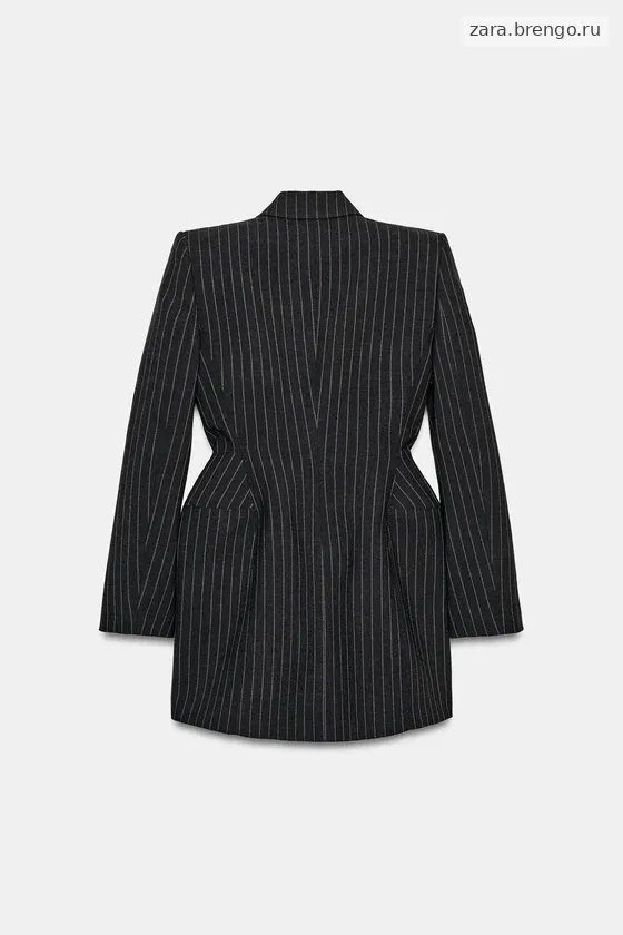 ПЛАТЬЕ-БЛЕЙЗЕР В ТОНКУЮ ПОЛОСКУ — коллекция Zara «ZW»