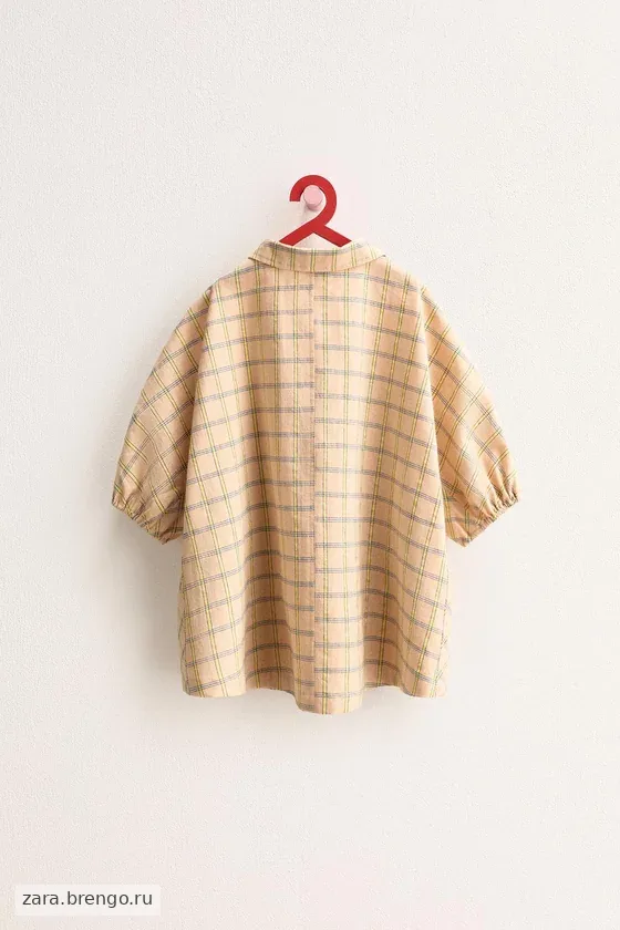 Zara «Timeless» — ПЛАТЬЕ-РУБАШКА В КЛЕТКУ