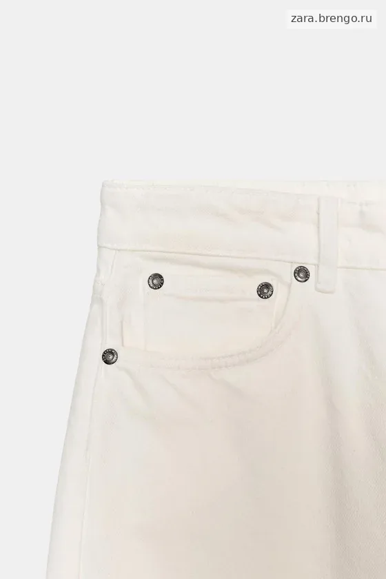 ЗАУЖЕННЫЕ ДЖИНСЫ СО СРЕДНЕЙ ПОСАДКОЙ — коллекция Zara «ZW»
