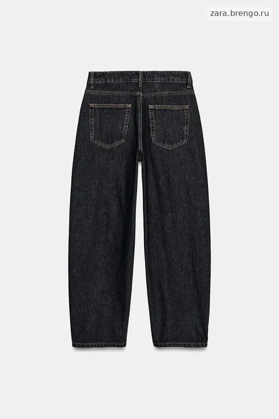 ЗАУЖЕННЫЕ ДЖИНСЫ СО СРЕДНЕЙ ПОСАДКОЙ — коллекция Zara «ZW»