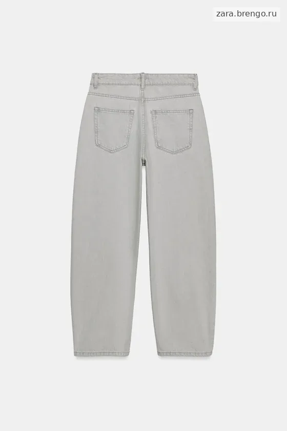 ЗАУЖЕННЫЕ ДЖИНСЫ СО СРЕДНЕЙ ПОСАДКОЙ — коллекция Zara «ZW»