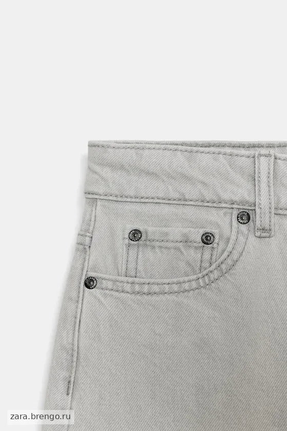 ЗАУЖЕННЫЕ ДЖИНСЫ СО СРЕДНЕЙ ПОСАДКОЙ — коллекция Zara «ZW»