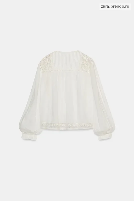 РУБАШКА С ВЫШИВКОЙ — коллекция Zara «ZW»