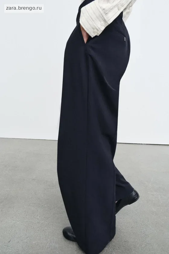 ШИРОКИЕ БРЮКИ С ЗАЩИПАМИ — коллекция Zara «ZW»