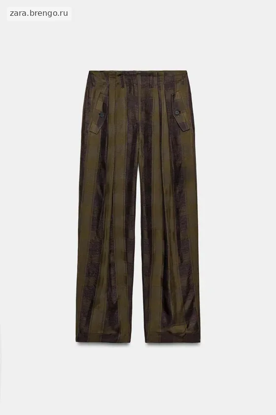 СВОБОДНЫЕ БРЮКИ В КЛЕТКУ — коллекция Zara «ZW»