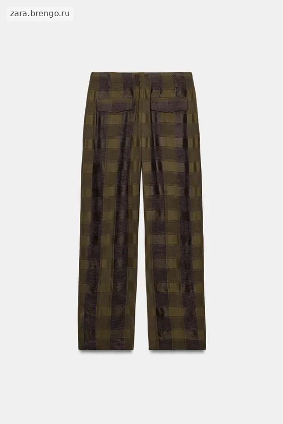 СВОБОДНЫЕ БРЮКИ В КЛЕТКУ — коллекция Zara «ZW»