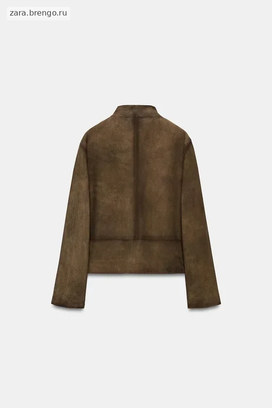 КУРТКА ИЗ 100% КОЖИ — коллекция Zara «ZW» 