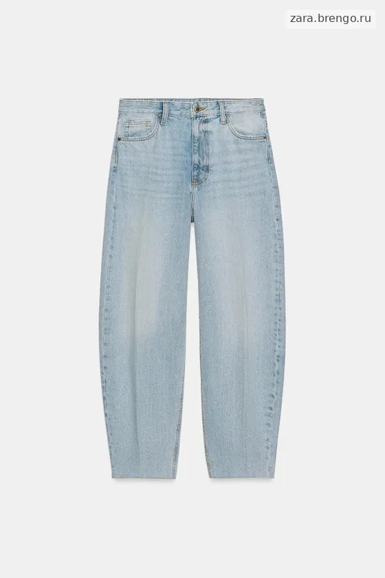 ДЖИНСЫ  С ВЫСОКОЙ ПОСАДКОЙ — коллекция Zara «ZW»