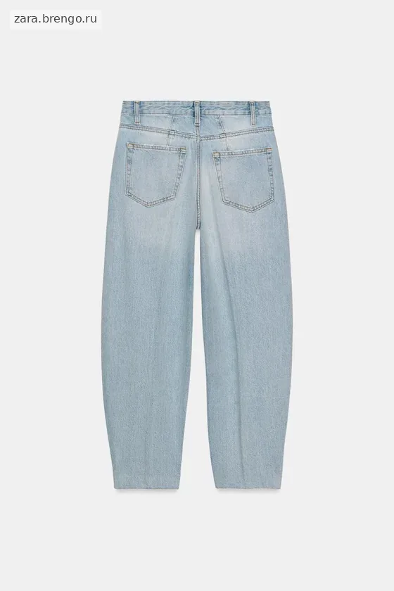 ДЖИНСЫ  С ВЫСОКОЙ ПОСАДКОЙ — коллекция Zara «ZW»