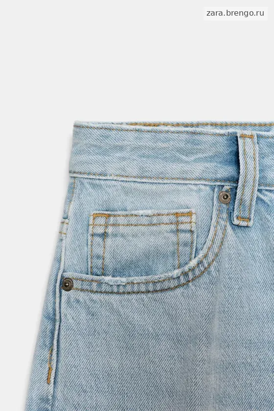 ДЖИНСЫ  С ВЫСОКОЙ ПОСАДКОЙ — коллекция Zara «ZW»