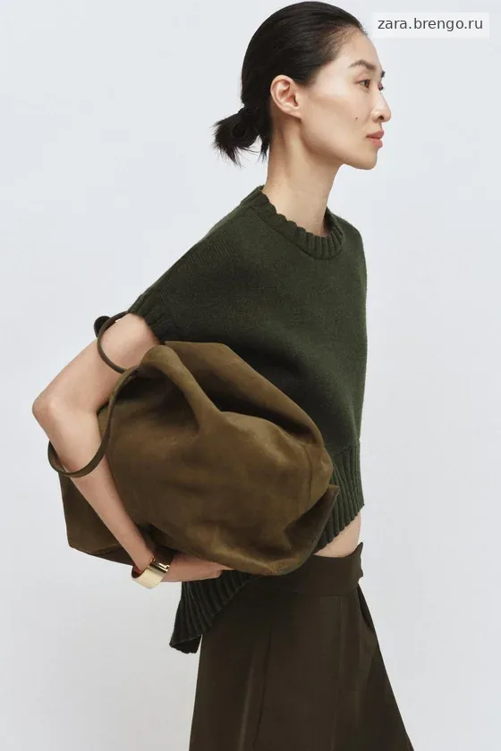 БРЮКИ  С ЗАЩИПАМИ — коллекция Zara «ZW»