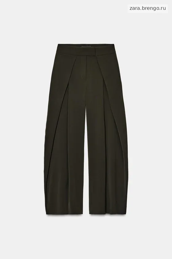 БРЮКИ  С ЗАЩИПАМИ — коллекция Zara «ZW»