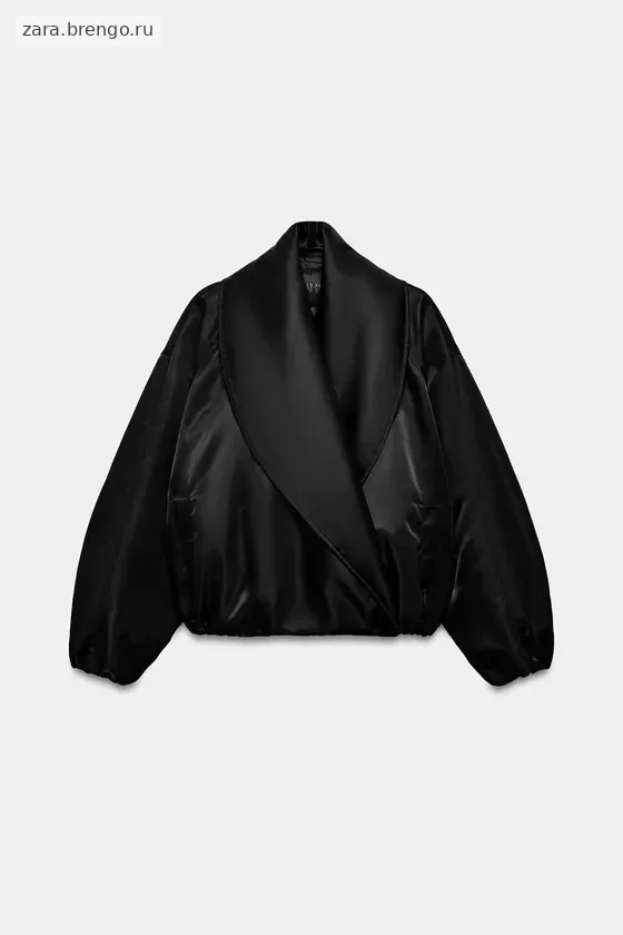 СТЕГАНАЯ КУРТКА-БОМБЕР — коллекция Zara «ZW»