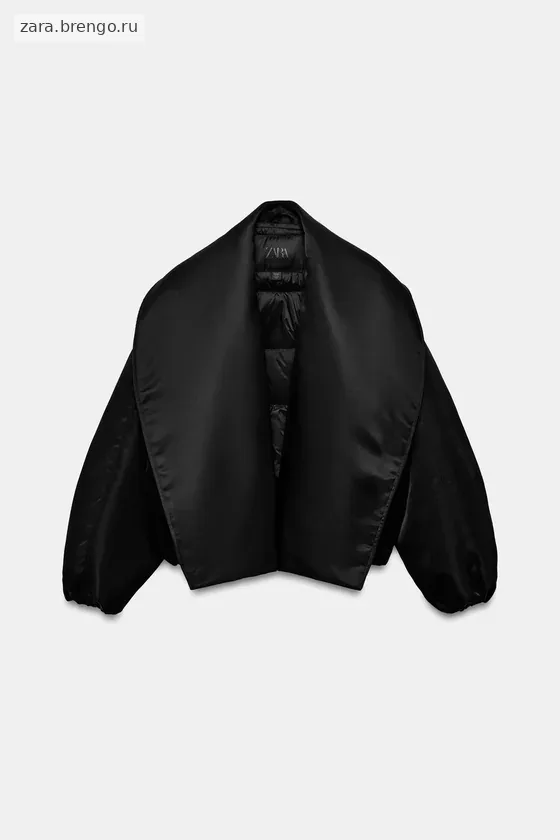 СТЕГАНАЯ КУРТКА-БОМБЕР — коллекция Zara «ZW»