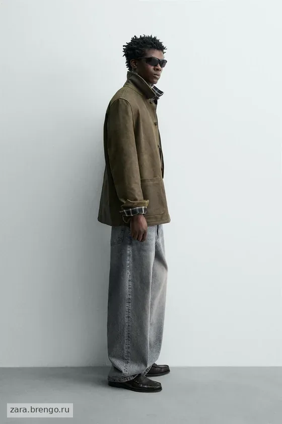 КУРТКА ЗАМШЕВАЯ В ВИНТАЖНОМ СТИЛЕ