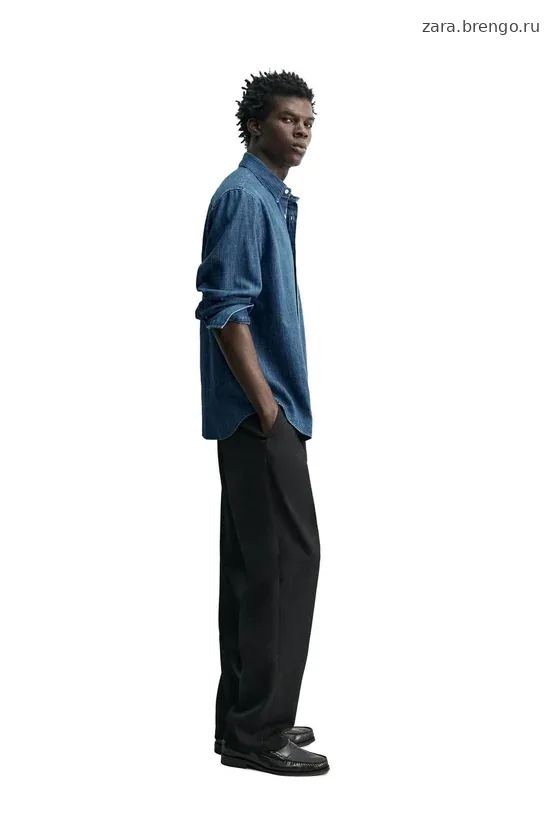 ДЖИНСОВАЯ РУБАШКА ИЗ ДЕНИМА SELVEDGE