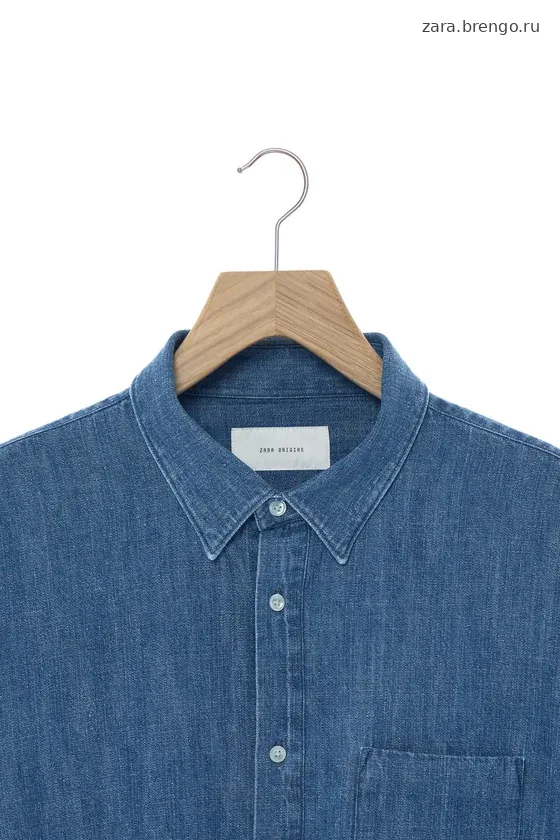 ДЖИНСОВАЯ РУБАШКА ИЗ ДЕНИМА SELVEDGE