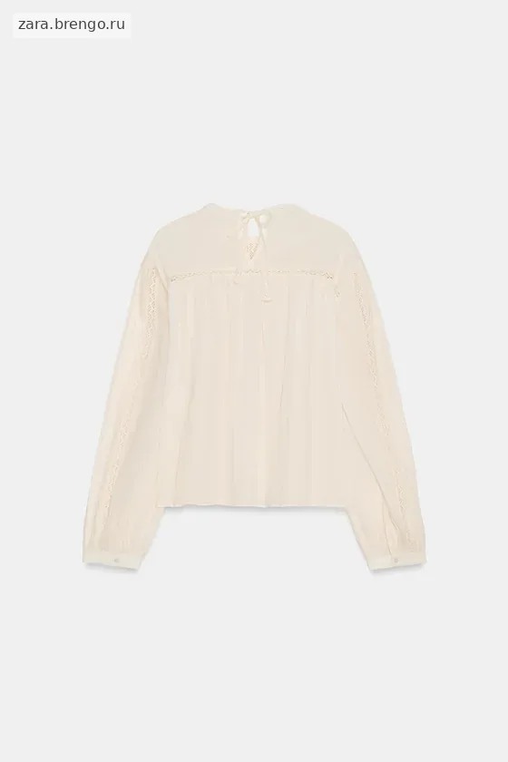 РУБАШКА С ВЫШИВКОЙ коллекция Zara «ZW»